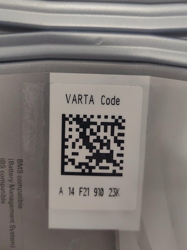 Do Varta Batteries Have a BEM Code