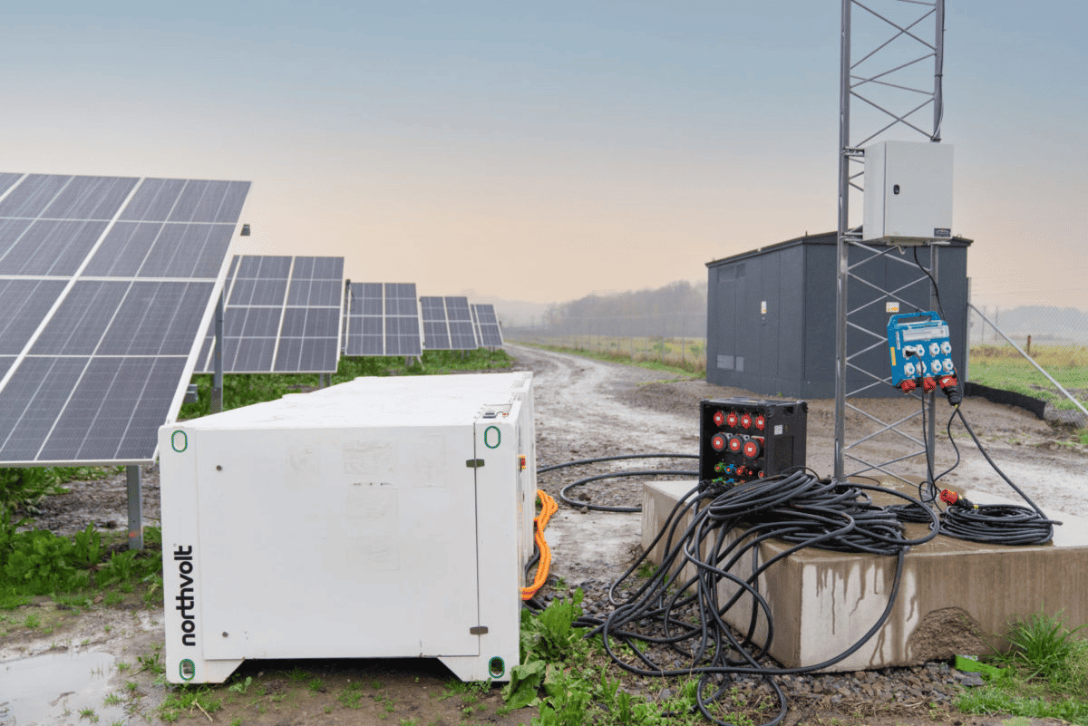 Portable energy storage system from a renewable energy source