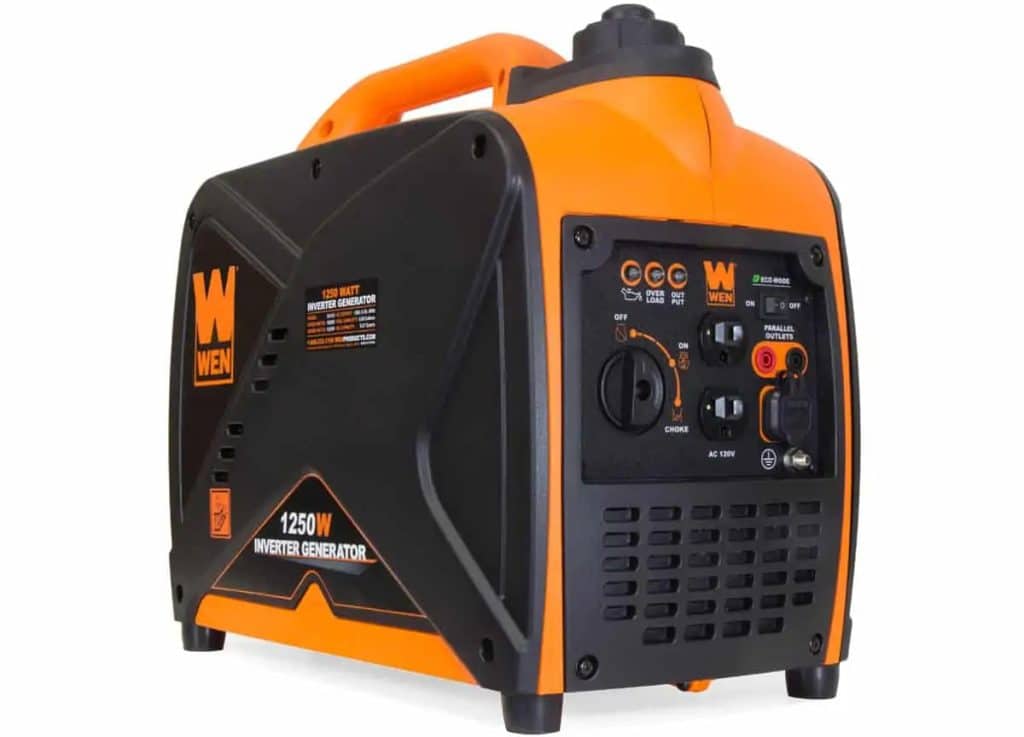 quietest generator for home backup — WEN 56125I - 10001250W INVERTER GENERATOR