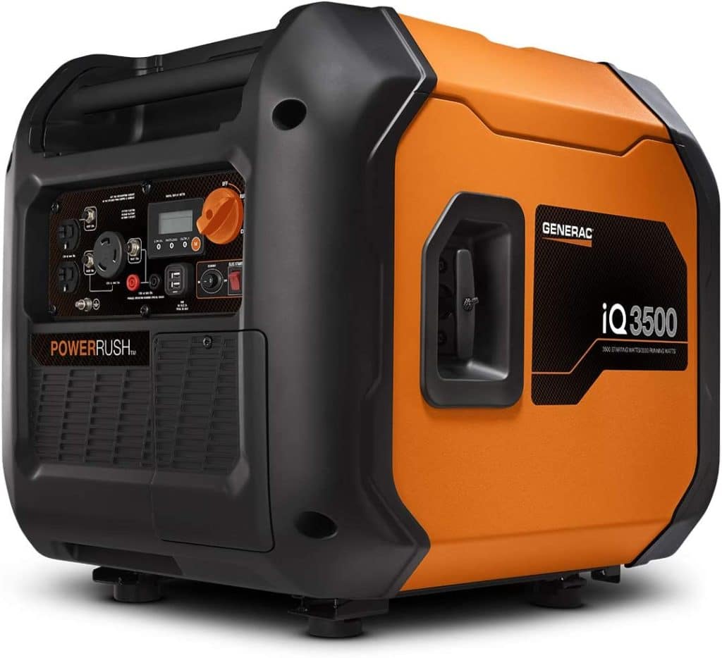 smallest 3500 watt generator — Generac 7127 IQ3500 3,500-Watt Gas-Powered Portable Generator