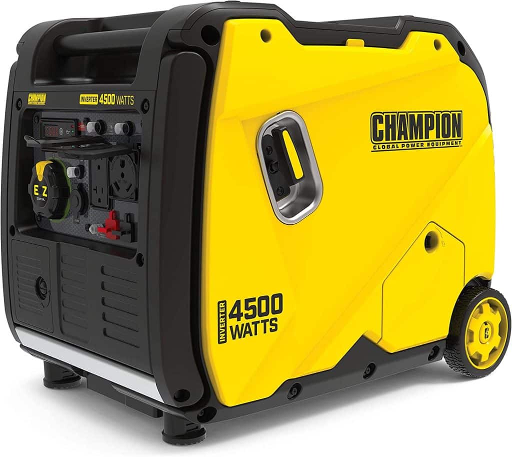 smallest 4000 watt generator — Champion Power Equipment 200986 4500-Watt Portable Inverter Generator