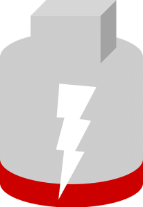 Low battery logo
