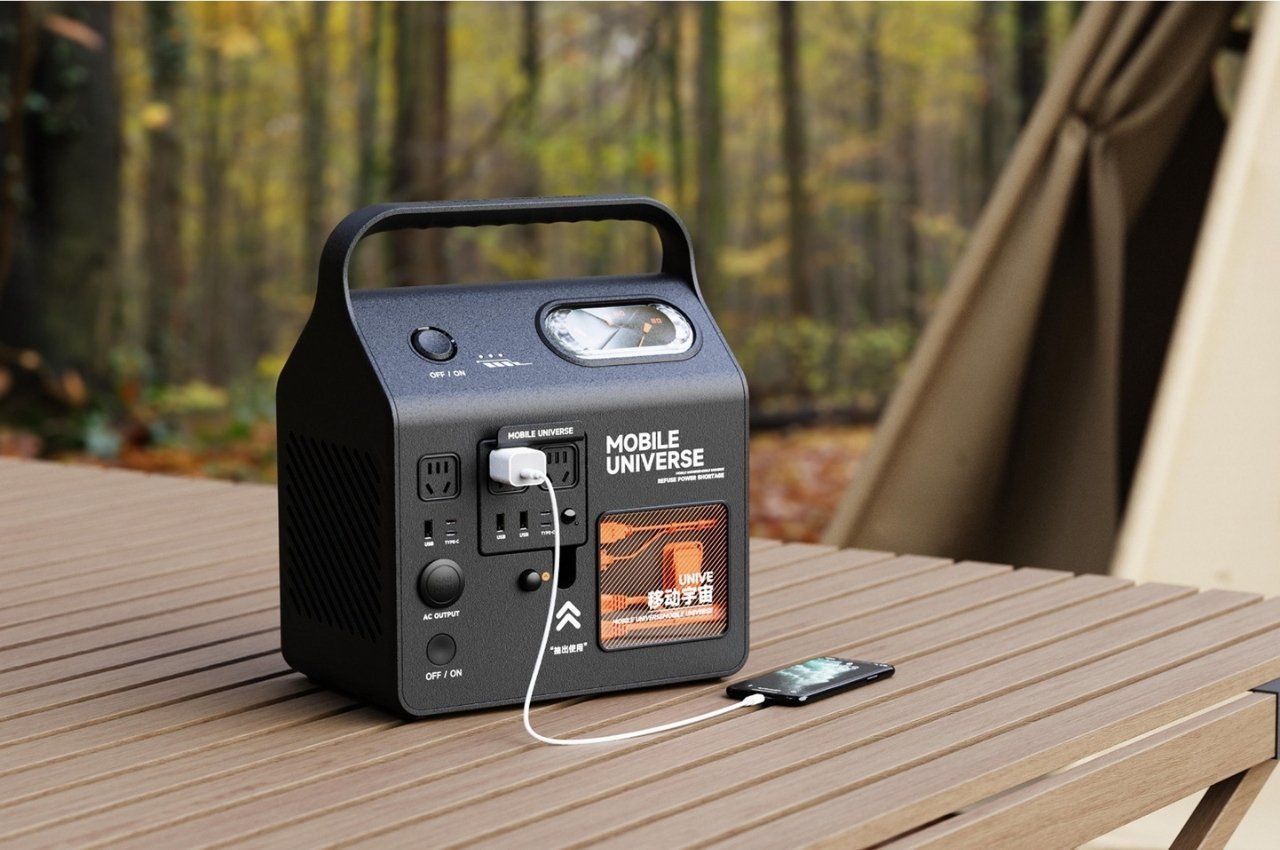 portable battery while camping